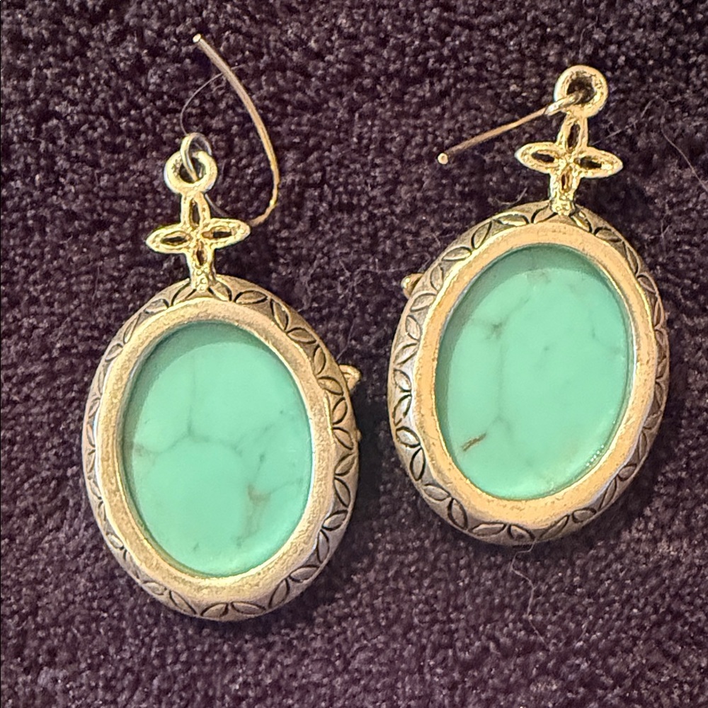 Dragonfly Turquoise Statement Ring & Earring Set - image 4